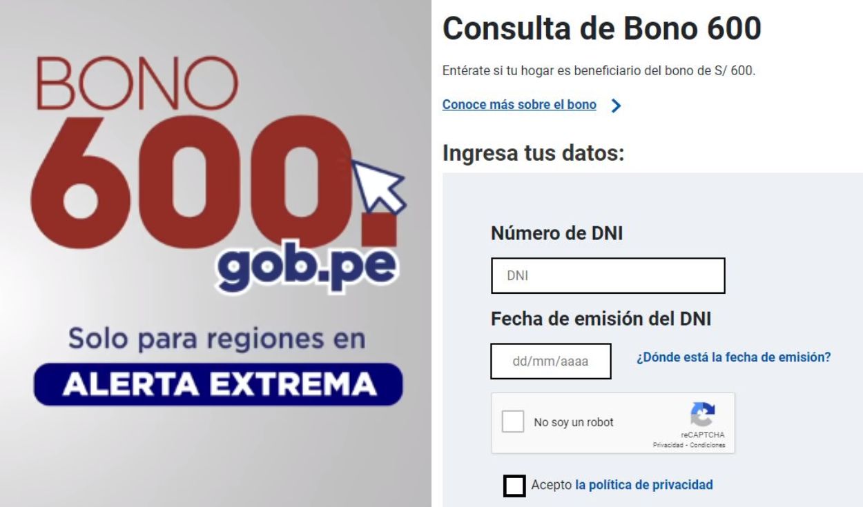 Bono 600 soles Gobierno habilita portal de consulta de beneficiarios