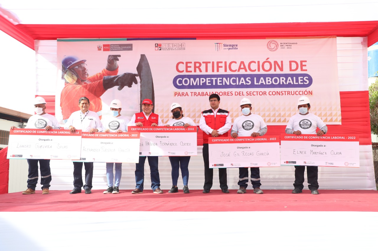 Sencico Entrega Certificados De Competencias Laborales A Más De 800 ...